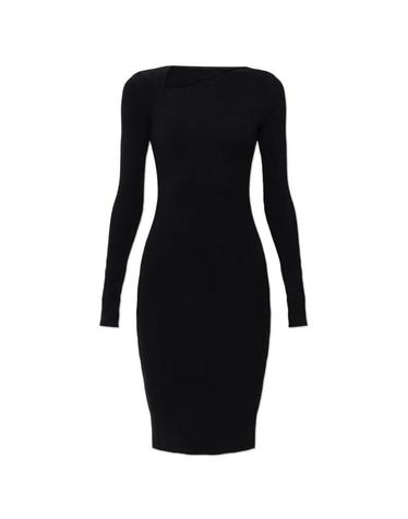 [해외직구] 26 FW 메종마르지엘라 비대칭 넥 긴소매 미디 드레스 S52DD0096M20122 TP455084670