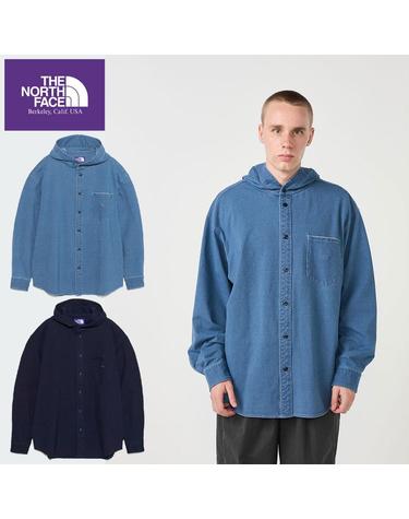 노스페이스 퍼플라벨 Mountain Hooded Shirt 마운틴 후드 셔츠 2컬러 N26SH010