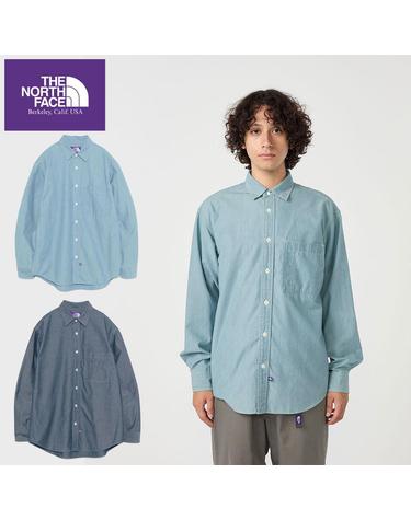 노스페이스 퍼플라벨 Regular Collar Chambray Field Shirt 샴브레이 셔츠 2컬러 N25FG061