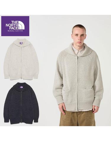 노스페이스 퍼플라벨 Tape Yarn Field Sweater 집업 니트 스웨터 2컬러 N26SJ022
