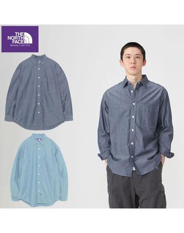 노스페이스 퍼플라벨 Regular Collar Chambray Field Shirt 샴브레이 셔츠 N25FG061