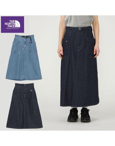 노스페이스 퍼플라벨 Denim Field Skirt 데님 스커트 2컬러 N25FE070