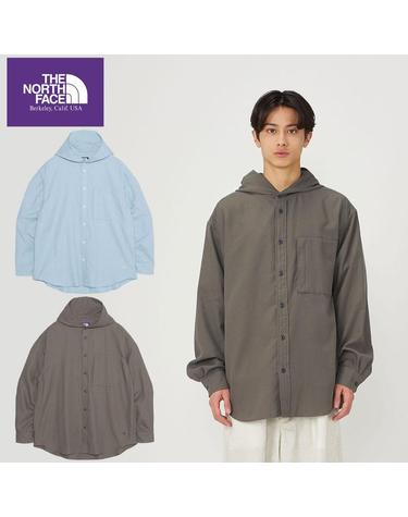 노스페이스 퍼플라벨 Royal Oxford Mountain Hooded Shirt 셔츠 2컬러 N26FG007