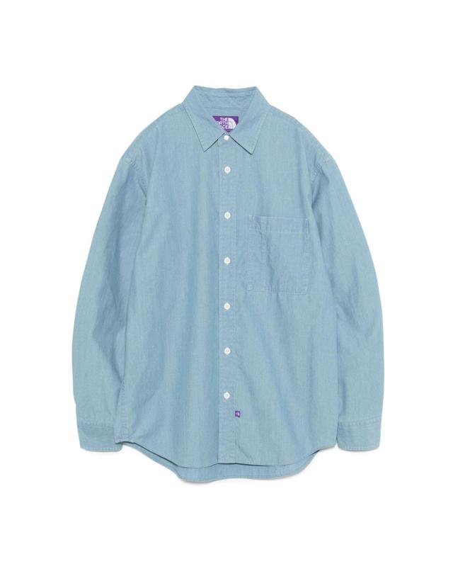 노스페이스 퍼플라벨 노스페이스 퍼플라벨 Regular Collar Chambray Field Shirt 샴브레이 셔츠 2컬러 N25FG061 착용컷