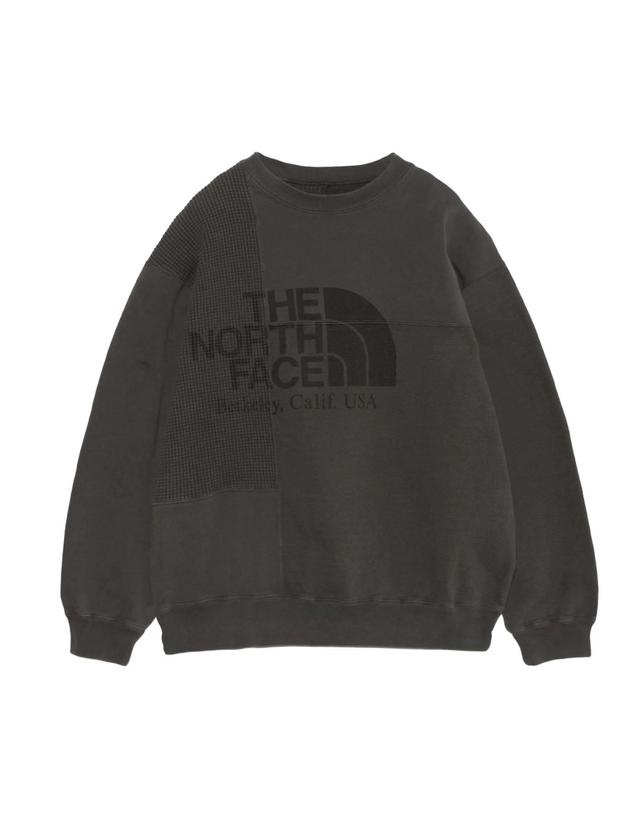 노스페이스 퍼플라벨 노스페이스 퍼플라벨 Field Patchworked Crewneck Sweatshirt 맨투맨 2컬러 N26SH008 착용컷