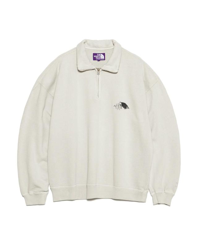 노스페이스 퍼플라벨 노스페이스 퍼플라벨 Garment Dyed Field Half Zip 하프 집업 맨투맨 3컬러 N26SH024 착용컷