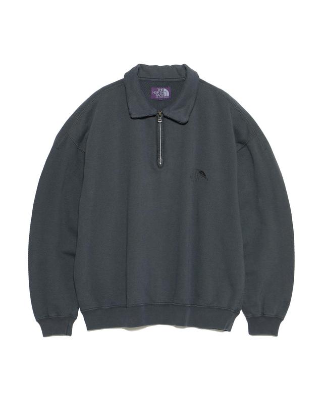노스페이스 퍼플라벨 노스페이스 퍼플라벨 Garment Dyed Field Half Zip 하프 집업 맨투맨 3컬러 N26SH024 착용컷