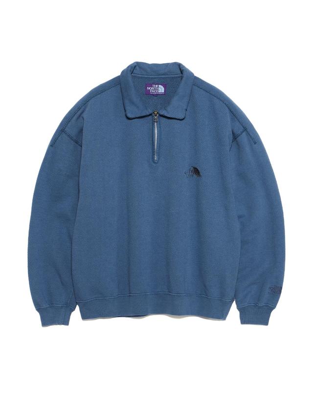 노스페이스 퍼플라벨 노스페이스 퍼플라벨 Garment Dyed Field Half Zip 하프 집업 맨투맨 3컬러 N26SH024 착용컷