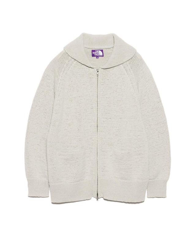노스페이스 퍼플라벨 노스페이스 퍼플라벨 Tape Yarn Field Sweater 집업 니트 스웨터 2컬러 N26SJ022 착용컷