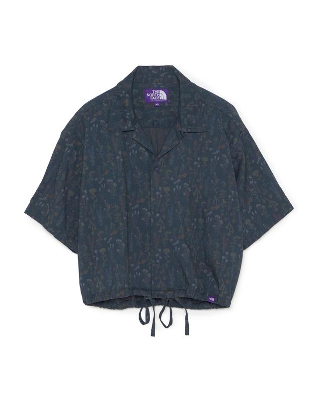 노스페이스 퍼플라벨 노스페이스 퍼플라벨 Flower Printed Cropped Shirt 크롭 셔츠 N26FG008 착용컷