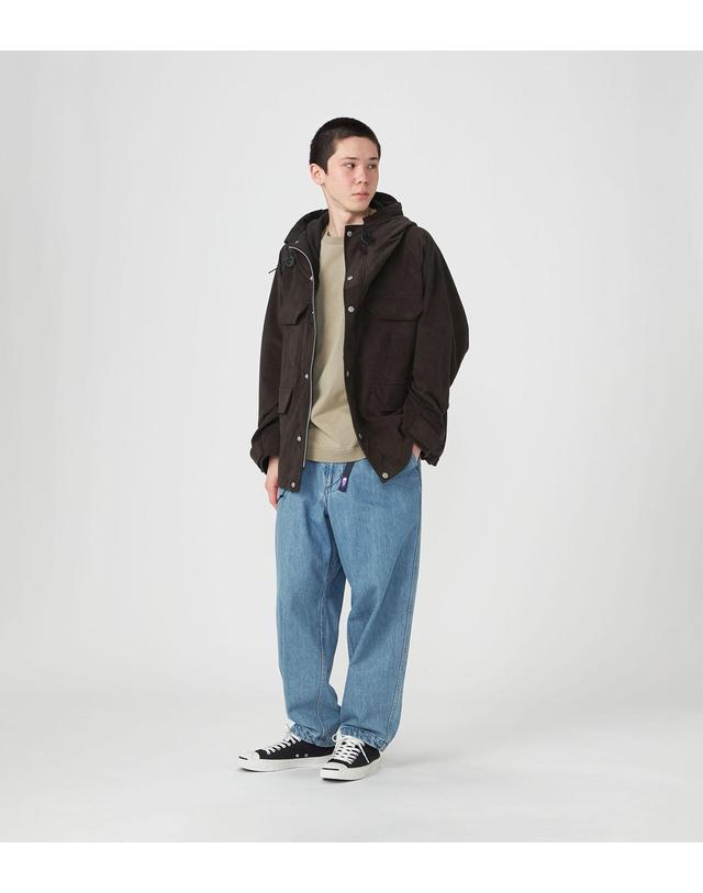 노스페이스 퍼플라벨 노스페이스 퍼플라벨 Synthetic Leather Mountain Parka 후드 자켓 점퍼 2컬러 N26FA022 착용컷