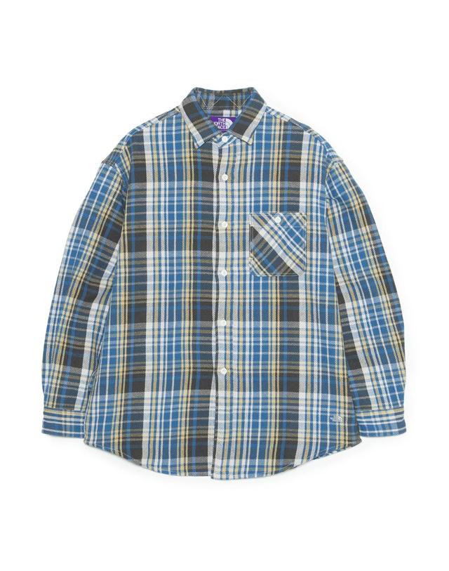 노스페이스 퍼플라벨 노스페이스 퍼플라벨 Flannel Plaid Field Shirt 체크 셔츠 2컬러 N26FG048 착용컷