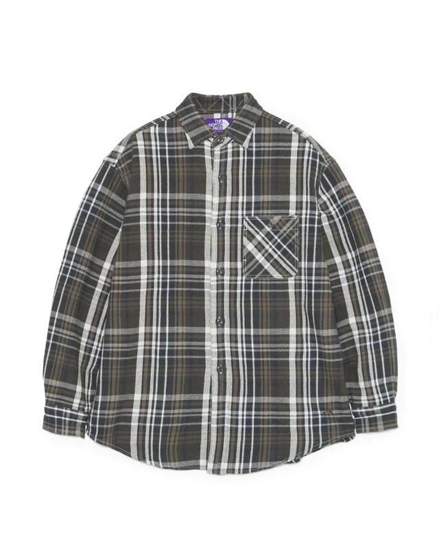 노스페이스 퍼플라벨 노스페이스 퍼플라벨 Flannel Plaid Field Shirt 체크 셔츠 2컬러 N26FG048 착용컷