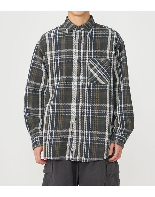 노스페이스 퍼플라벨 노스페이스 퍼플라벨 Flannel Plaid Field Shirt 체크 셔츠 2컬러 N26FG048 착용컷