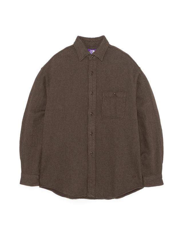노스페이스 퍼플라벨 노스페이스 퍼플라벨 Flannel Heather Field Shirt 셔츠 2컬러 N26FG049 착용컷