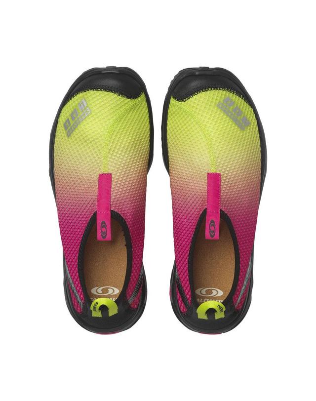 살로몬 살로몬 RX MOC 모크 3.0 남녀 공용 트레킹화 스니커즈 운동화 핑크 라임 L47984400 착용컷