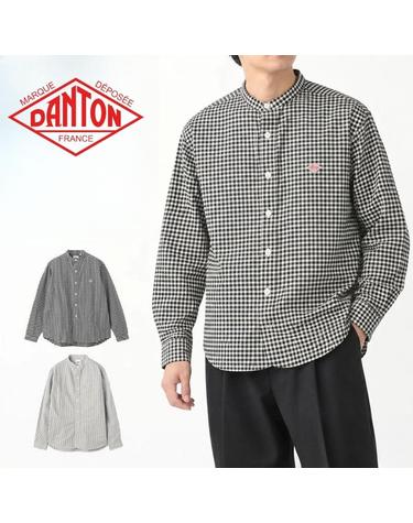 단톤 DANTON 옥스포드 밴드 칼라 긴팔 셔츠 남성 남방 2컬러 DT-B0280OXP