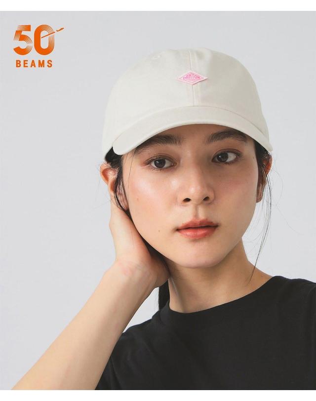 단톤 빔즈 BEAMS x 단톤 50주년 별주 치노 캡 남녀 공용 볼캡 모자 2컬러 착용컷