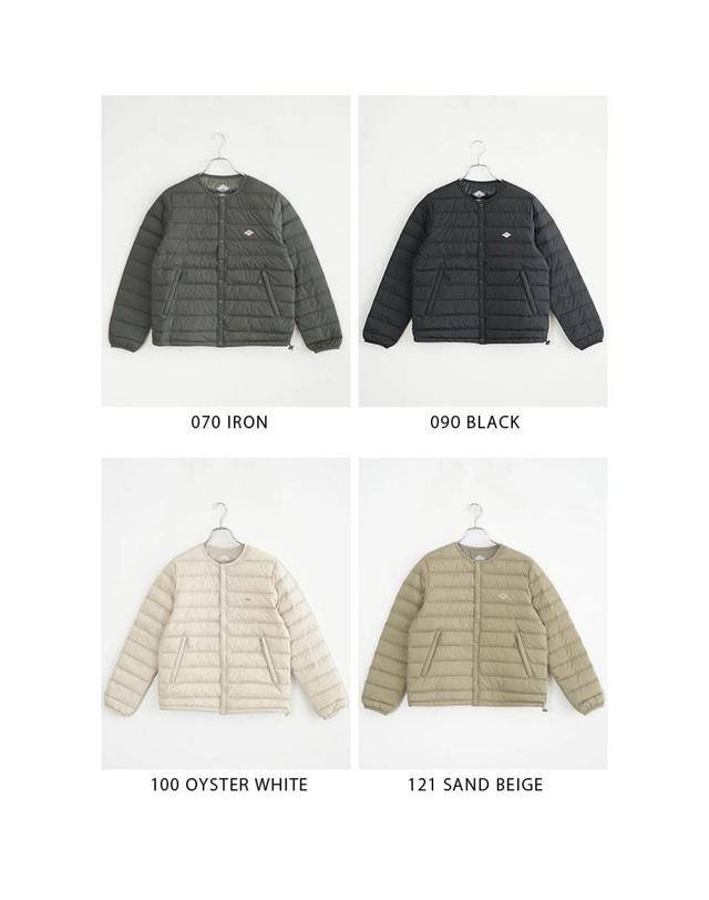 단톤 단톤 DANTON 여성 크루넥 이너 다운 자켓 경량 패딩 점퍼 5컬러 DT-A0001RRT 착용컷