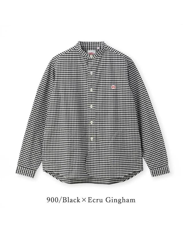 단톤 단톤 DANTON 옥스포드 밴드 칼라 긴팔 셔츠 남성 남방 2컬러 DT-B0280OXP 착용컷