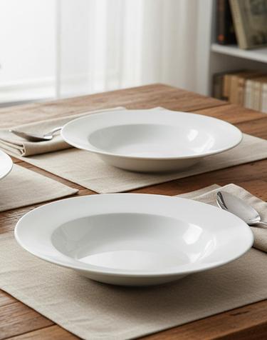 RAK 라크 포셀린 호텔 스프 파스타 화이트 딥플레이트 (대) 30cm 2P 세트