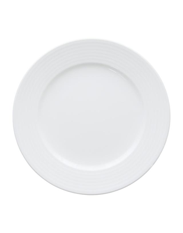 라크 RAK 라크 포셀린 호텔 접시 화이트 라인 플랫 디너 원형 플레이트 27cm 2P 세트 착용컷