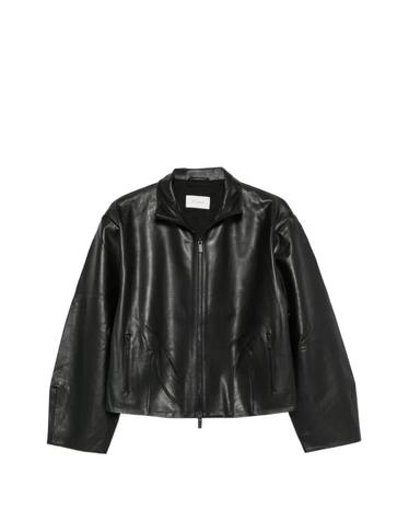 [해외직구] 26 FW 세인트 아그니 코쿤 레더 재킷 W2624282BLK TP456504473