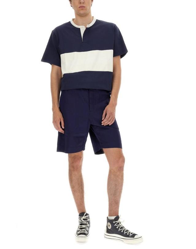 엄브로 [해외직구] 22SS 엄브로 헨리넥 T 셔츠 UMTM0606OGHNAVY TP577850769 착용컷