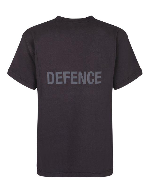 엄브로 [해외직구] 26SS 엄브로 블랙 코튼 T 셔츠 엄브로 로고 앤 Offence text 프린트 자수 crest on the 체스트 UBMW0414JYBLK0020 TP575961670 착용컷