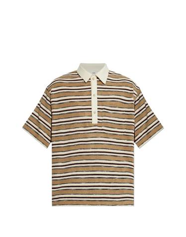 [해외직구] 26 FW 송 포 더 뮤트 striped short sleeve polo shirt 262MTS037 TP459366403