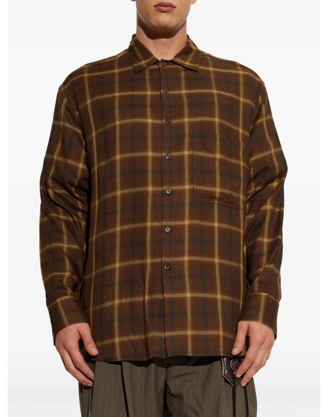송포더뮤트 [해외직구] 26 FW 송 포 더 뮤트 check pattern patch pocket shirt 262MSH0580 TP459427691 착용컷