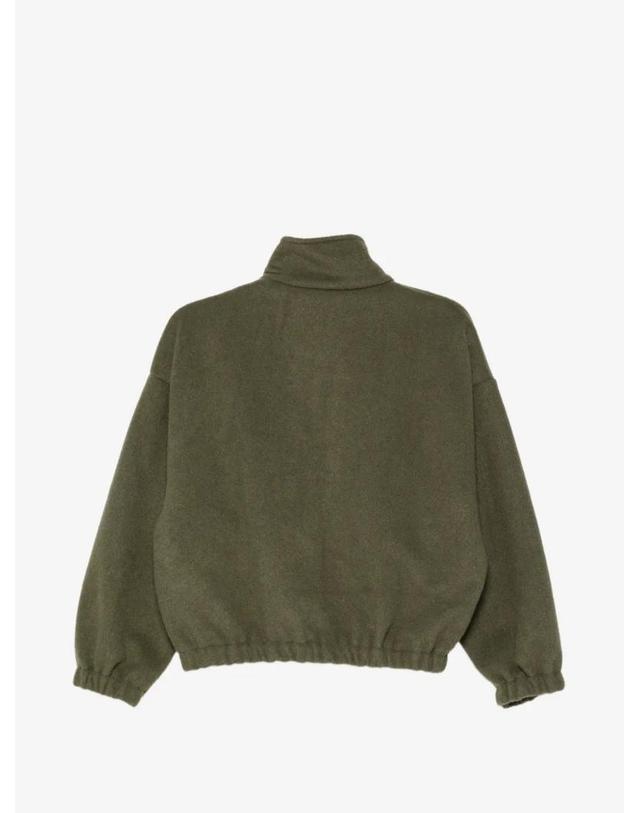 송포더뮤트 [해외직구] 26 FW 송 포 더 뮤트 half zip chest pocket sweater 262WJP034CSWOGRN TP459401102 착용컷