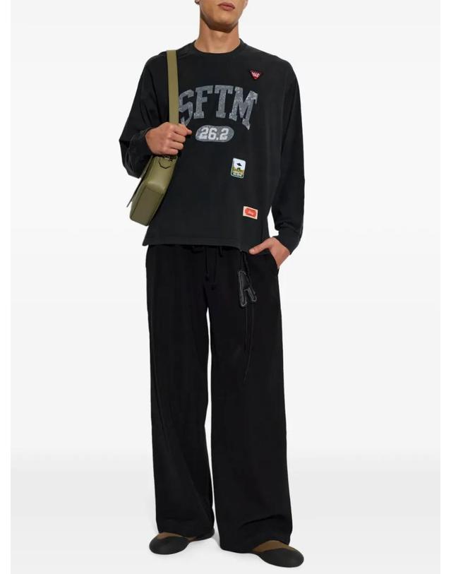 송포더뮤트 [해외직구] 26 FW 송 포 더 뮤트 logo print patch detail T shirt 262MJP017P20 TP459407439 착용컷