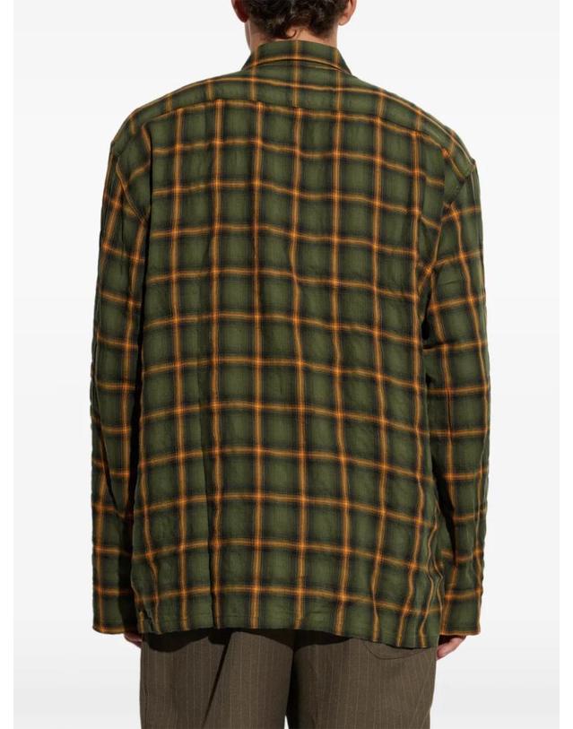 송포더뮤트 [해외직구] 26 FW 송 포 더 뮤트 check pattern patch detail shirt 262MSH0740 TP459279949 착용컷