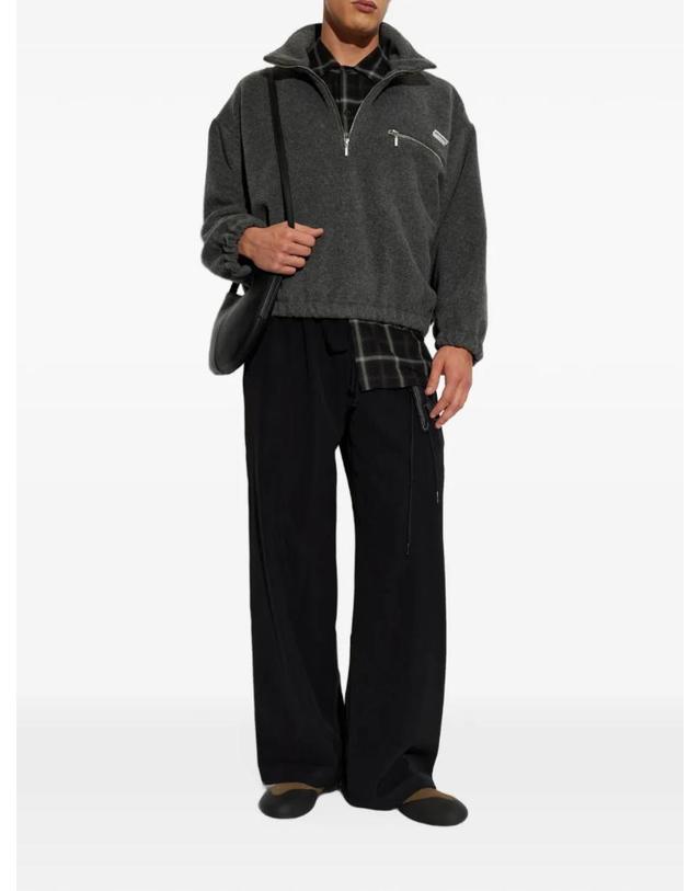송포더뮤트 [해외직구] 26 FW 송 포 더 뮤트 half zip chest pocket sweater 262MJP0310 TP459182895 착용컷