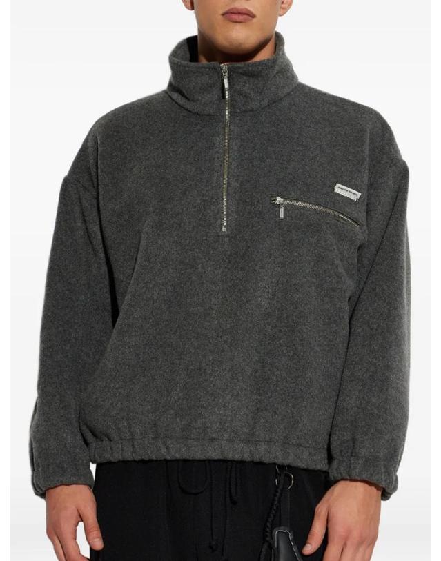 송포더뮤트 [해외직구] 26 FW 송 포 더 뮤트 half zip chest pocket sweater 262MJP0310 TP459182895 착용컷