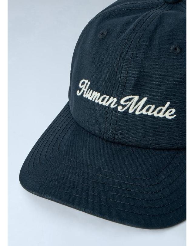 휴먼메이드 [해외직구] 26 FW 휴먼메이드 남성 Embroidered Logo Cap hmd0166013blk 착용컷