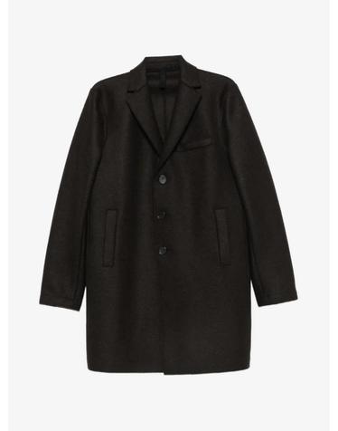 [해외직구] 26 FW 해리스와프런던 노치드 라펠 싱글 브레스티드 코트 CE9101MLK TP459253108