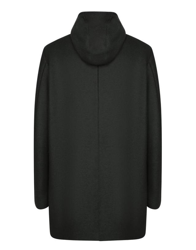 헤리스워프런던 [해외직구] 25FW 해리스워프런던 부클 울 파카 with concealed 마그네틱 클로저 Integrated side 포켓 앤 raised 칼라 CE9138MLKW614 TP573028543 착용컷