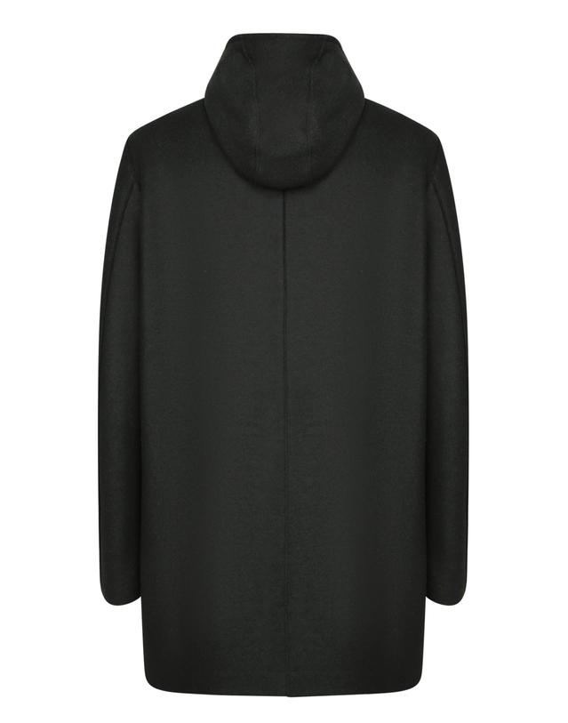 헤리스워프런던 [해외직구] 25FW 해리스워프런던 부클 울 파카 with concealed 마그네틱 클로저 Integrated side 포켓 앤 raised 칼라 CE9138MLKW614 TP573028543 착용컷