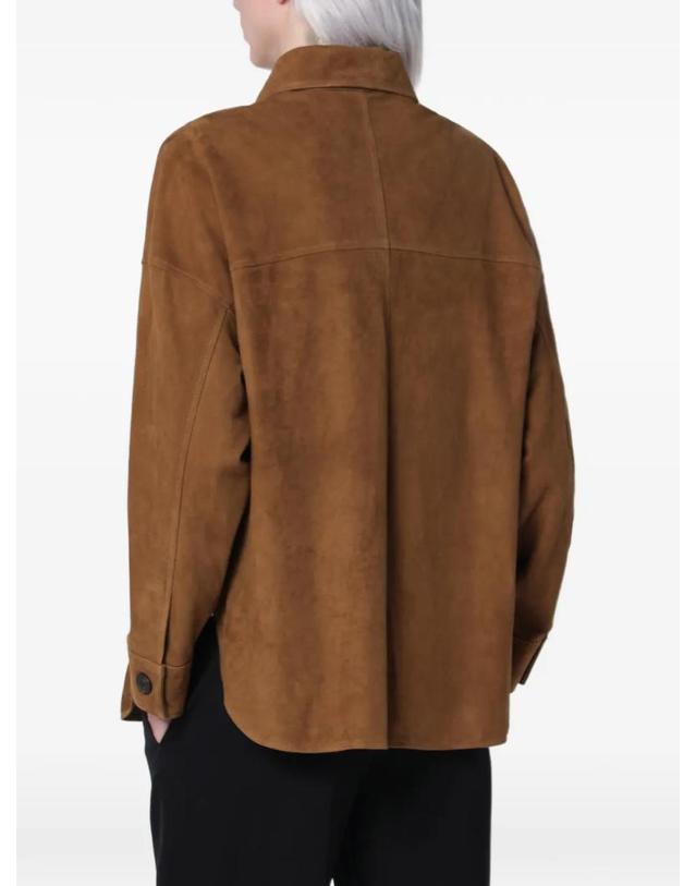 아르마 [해외직구] 26 FW ARMA Kaylee suede overshirt 005L26602402 TP459349230 착용컷