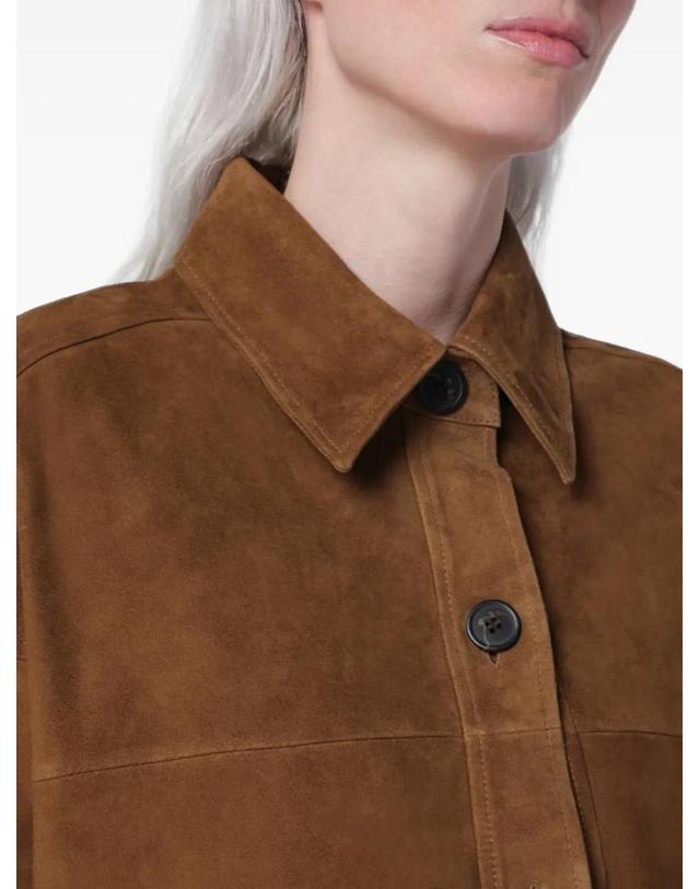 아르마 [해외직구] 26 FW ARMA Kaylee suede overshirt 005L26602402 TP459349230 착용컷