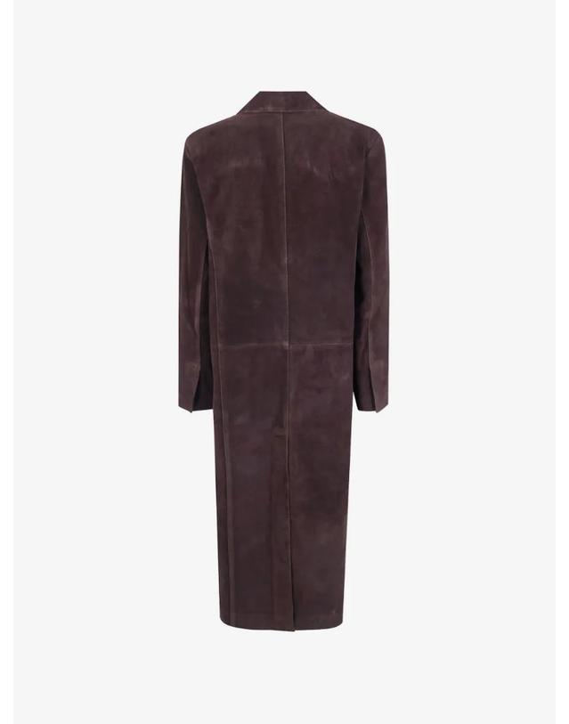 아르마 [해외직구] 26 FW ARMA single breasted suede coat 008L26604502 TP458230967 착용컷