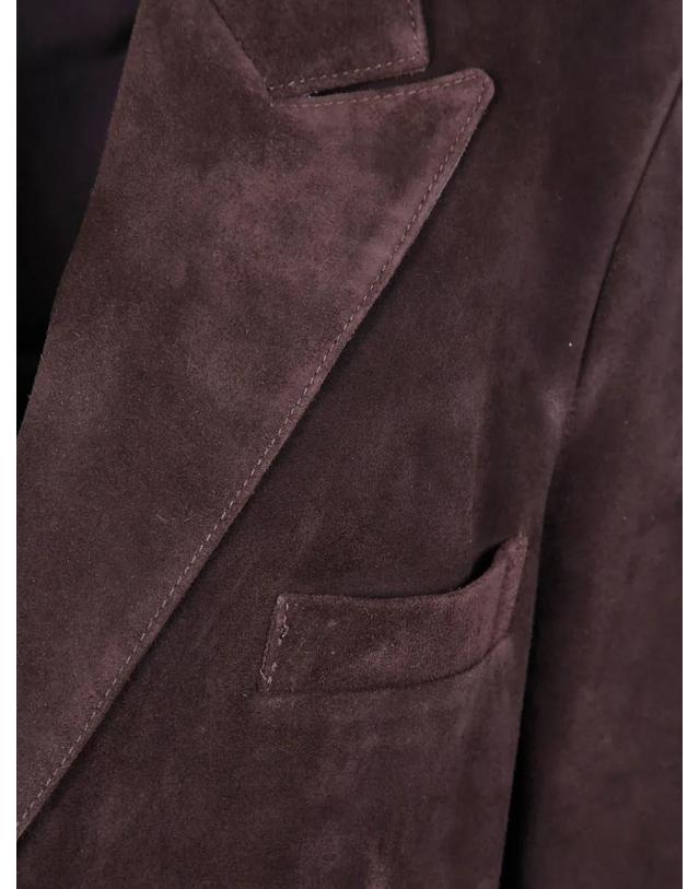 아르마 [해외직구] 26 FW ARMA single breasted suede coat 008L26604502 TP458230967 착용컷