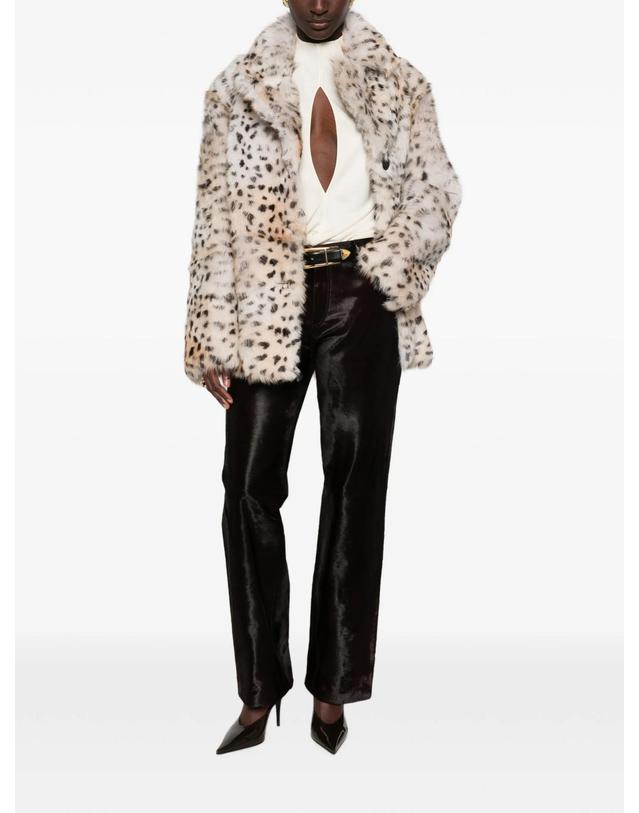 아르마 [해외직구] ARMA Cynthia leopard print shearling coat 12317311041800 TP725755319 착용컷