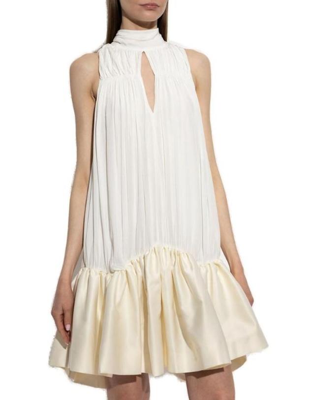 로테이트 [해외직구] 로테 러플 드레이프 미니 드레스 1156090 857 TP980147331 착용컷