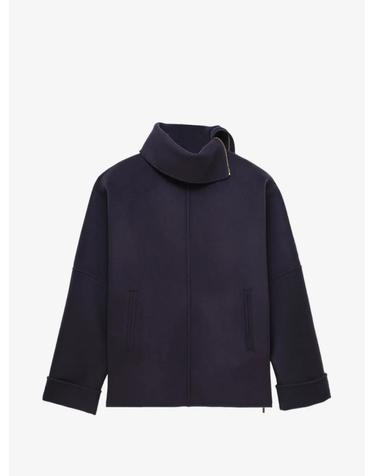 [해외직구] 26 FW 까르뱅 oversized fit zip neck coat 6262K21026 TP460066922