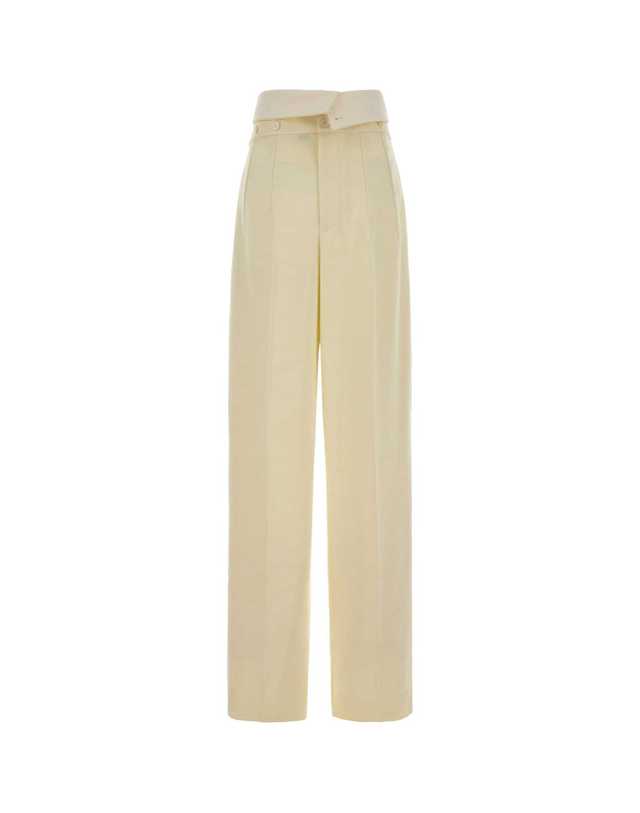 까르뱅 [해외직구] 26SS 까르뱅 크림 개버딘 OrchidA¨ pant 6261K21377N002 TP575187548 착용컷