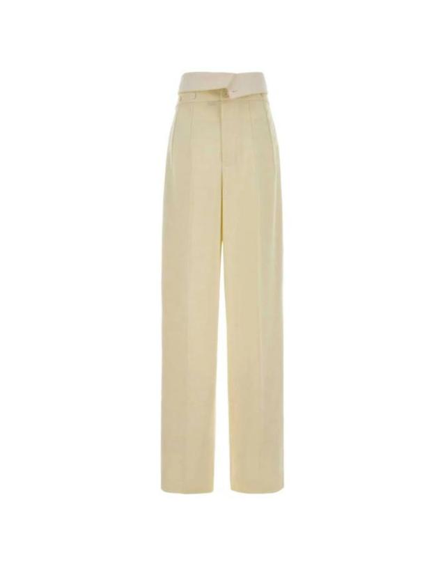 까르뱅 [해외직구] 26SS 까르뱅 크림 개버딘 OrchidA¨ pant 6261K21377N002 TP575187548 착용컷