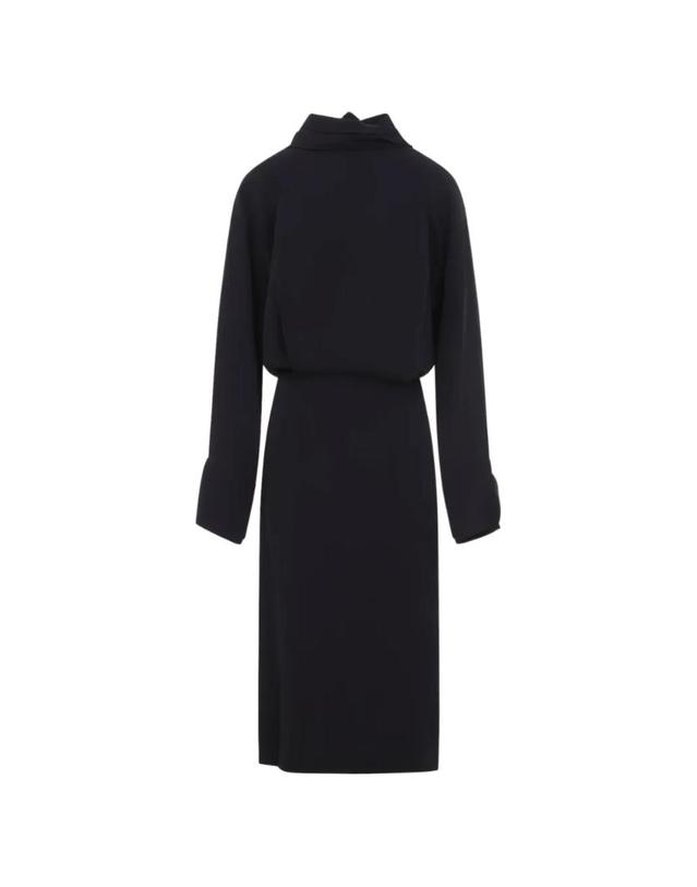 까르뱅 [해외직구] 26 FW 까르뱅 Orchid button down silk midi dress 6262K21109 TP460029394 착용컷